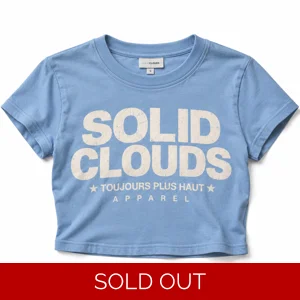 Baby Blue Women’s Crop Top
