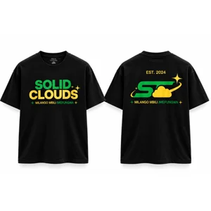 Black Tee Green/Yellow Solid Clouds+SC (African Edition)