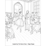 Colouring the Classics: Famous Paintings Colouring Book