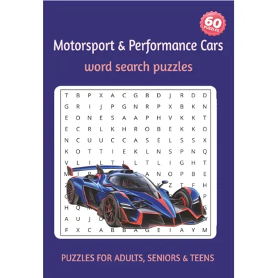Motorsport & Performance Cars Word Puzzle Book