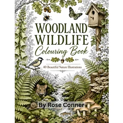 Woodland Wildlife Colouring Book