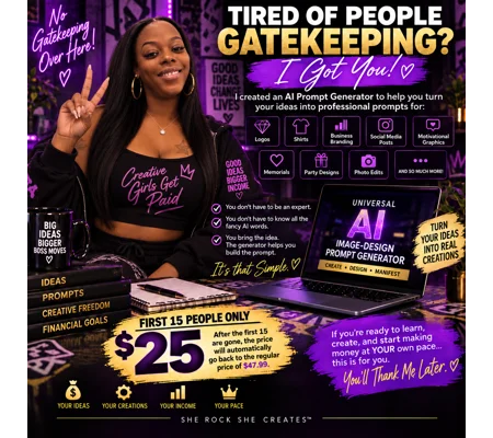 She Rock She Creates™ AI Prompt Generator