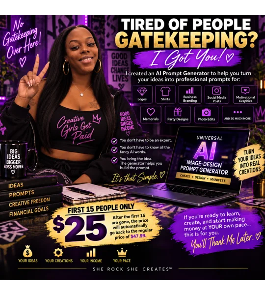 She Rock She Creates™ AI Prompt Generator