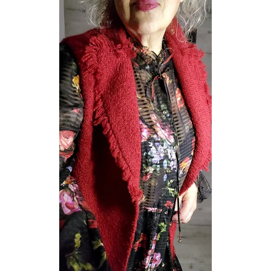 Black Flowers Natural Silk dress