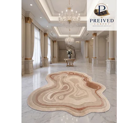 Luxury Abstract Tufted Carpet – Premium Modern Handmade Rug