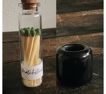 Match Bottles & Candle Holders