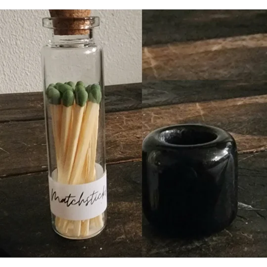 Match Bottles & Candle Holders