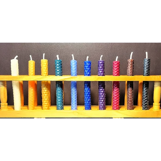 Chime Candle - Hand Rolled Beeswax