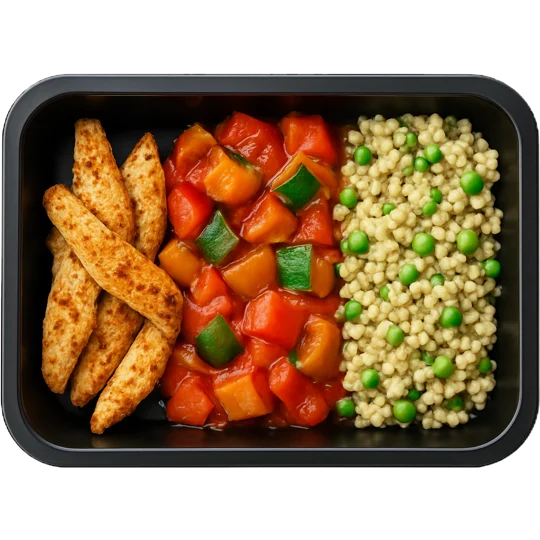Kipfilet met Groenten en Parelcouscous