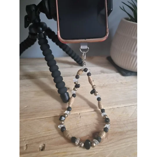 The Desert Obsidian Phone Strap