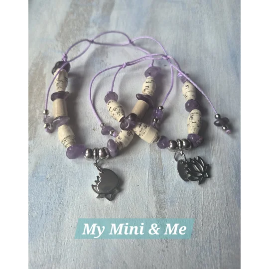 'Bound in Lilac' Bracelet Set