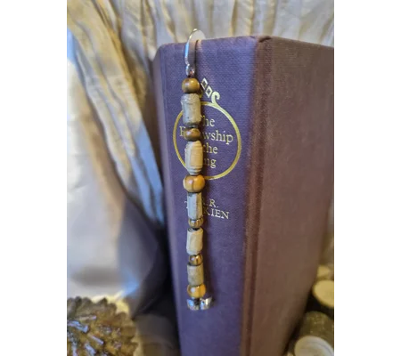 Natural beaded Bookmark