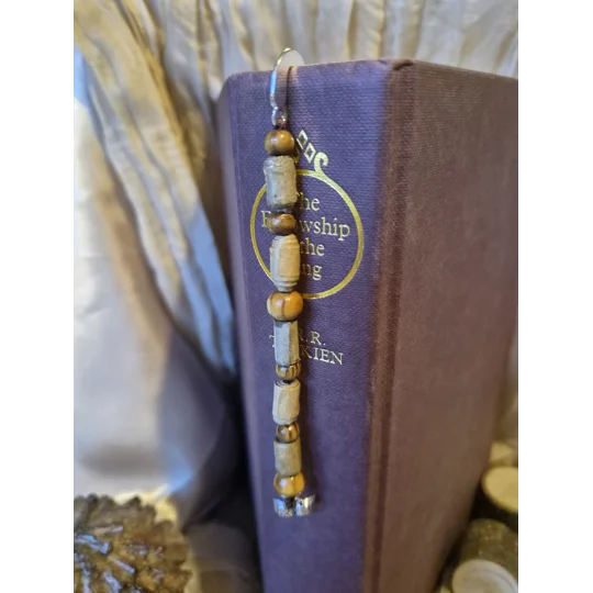 Natural beaded Bookmark