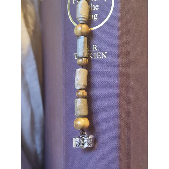 Natural beaded Bookmark