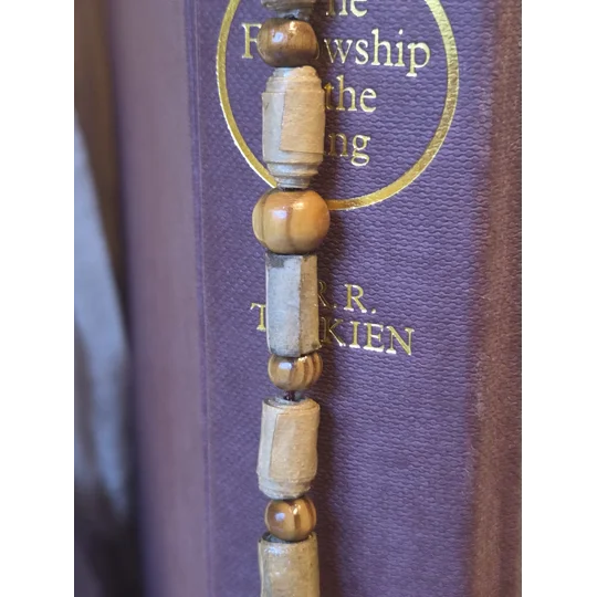Natural beaded Bookmark