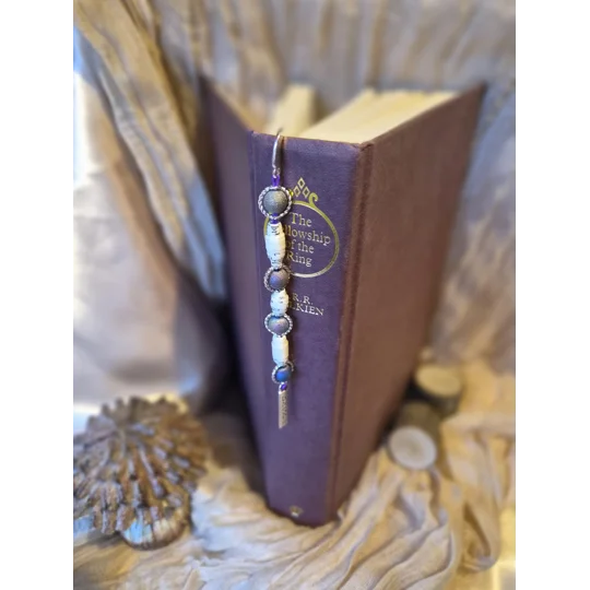 SOLD: Book Pages beaded Bookmark