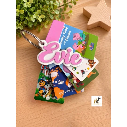 Personalised Yoto Card Holder Keyring - 20 Cards
