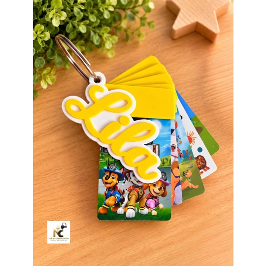 Personalised Yoto Card Holder Keyring - 20 Cards