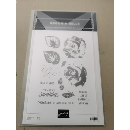 Begonia Belle Stamp Set