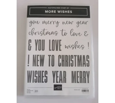 Stampin' UP More Wishes Stamp Set