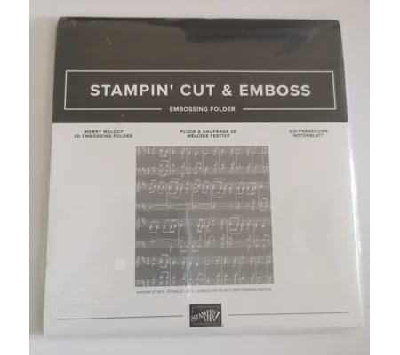 Stampin' UP! Merry Melody 3D embossing folder