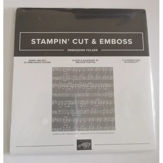 Stampin' UP! Merry Melody 3D embossing folder