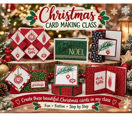 Festive Cheer 14th November Live YouTube Class & Kit
