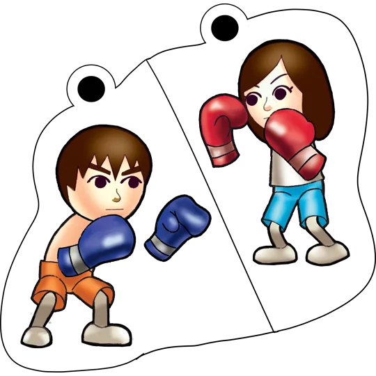 Porte-clé en Duo Boxe