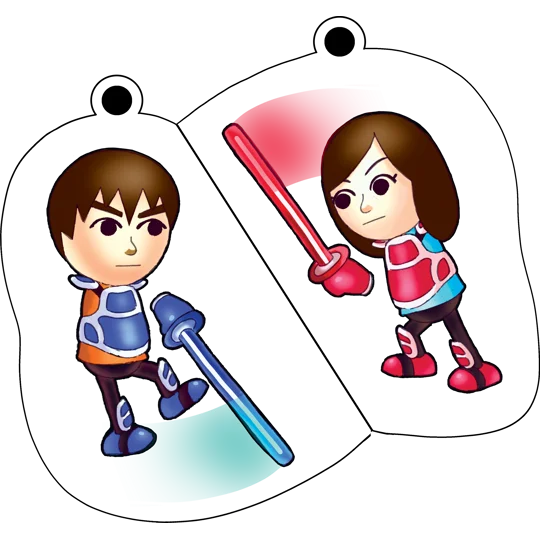 Porte-clé en Duo Chanbara