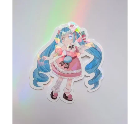 Sticker Miku Macaron