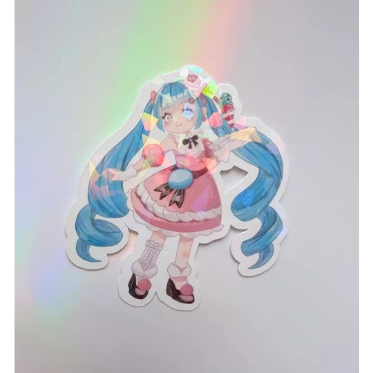 Sticker Miku Macaron
