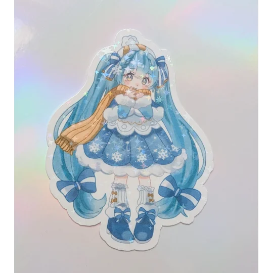 Sticker Miku Hiver