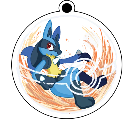Porte-clé Lucario