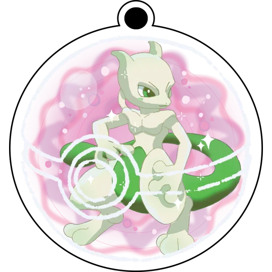 Porte-clé Mewtwo