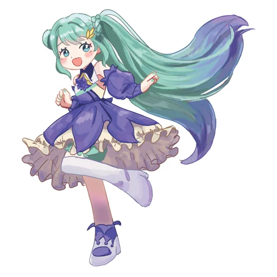 Sticker Miku Fleur