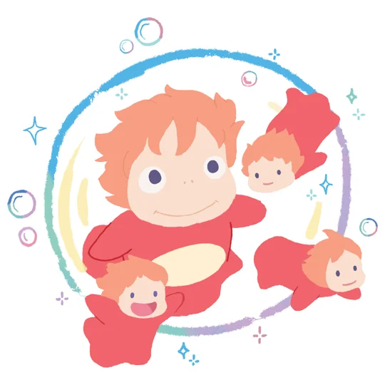 Sticker Ponyo