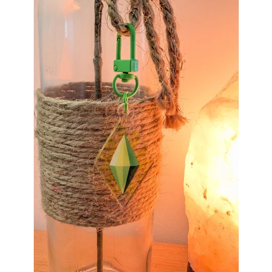 Porte-clé Prisme vert