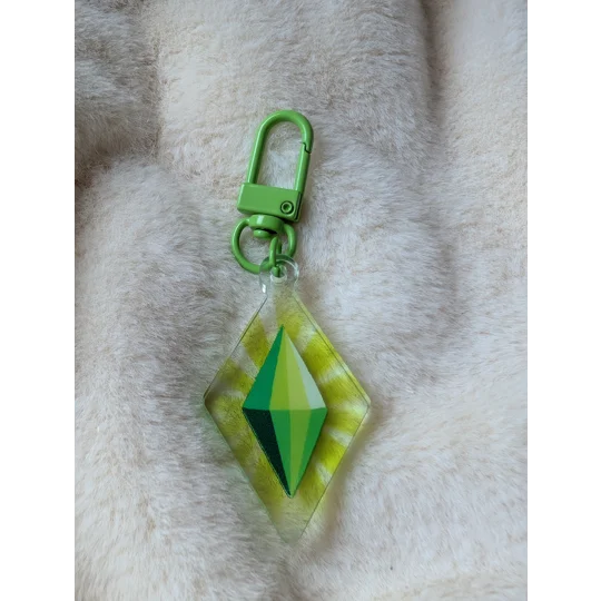 Porte-clé Prisme vert