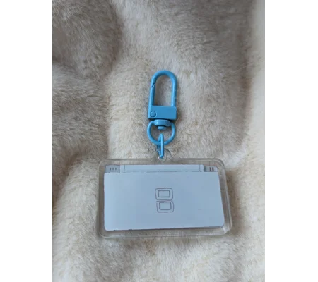 Porte-clé Console portable Bleu