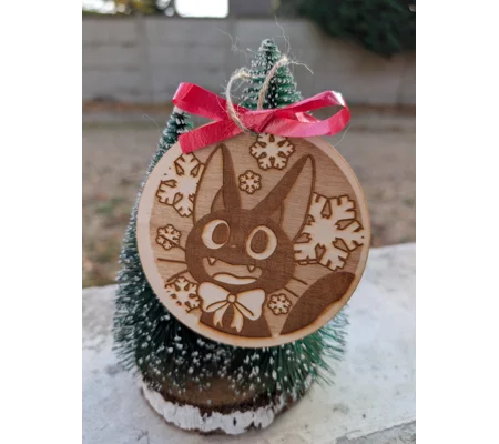 Déco de sapin Gravé sur bois Gigi