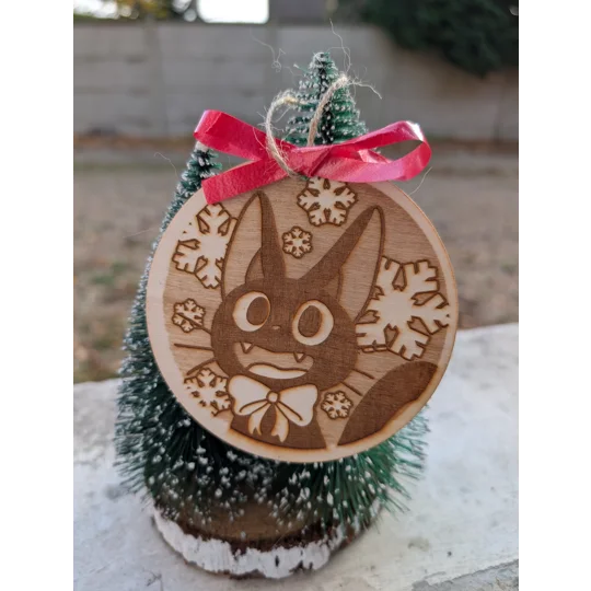 Déco de sapin Gravé sur bois Gigi