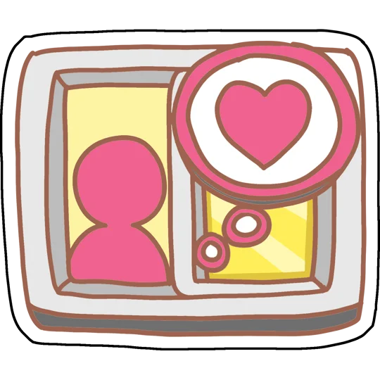 Magnet Tomodachi Coeur