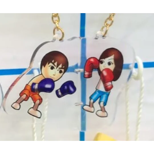 Porte-clé en Duo Boxe