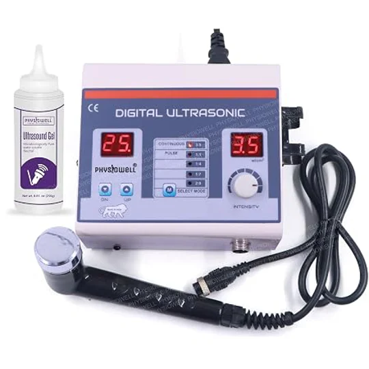 5 LED Ultrasounic Machine for Physiotherapy with Continuous and Pulse Mode