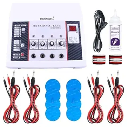 4 Channel Tens Auto Mode Multi Function Physiotherapy Nerve Stimulator Electrotherapy Physiotherapy 