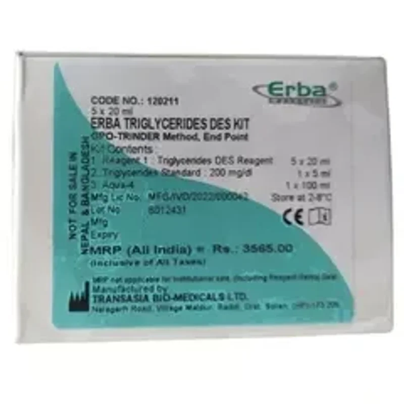 ERBA Triglycerides Biochemistry Reagent (5*20 ml)