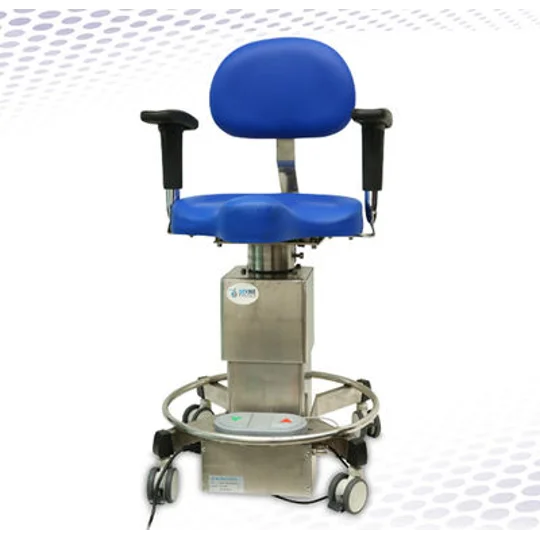 Dayal Motorised Surgeon Chair Stainless Steel with Battery Backup