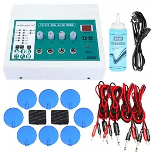 4 Channel Tens Auto Mode Multi-Function Physiotherapy Nerve Stimulator Electrotherapy Physiotherapy 
