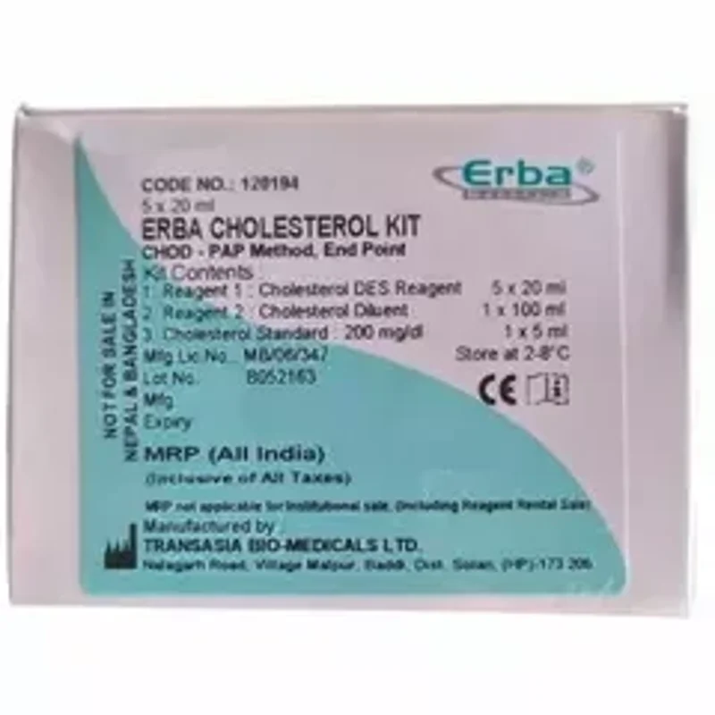 ERBA Cholesterol Biochemistry Reagent (5*20 ml)