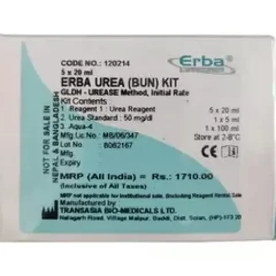 ERBA UREA BUN Biochemistry Reagent (5*20 ml)